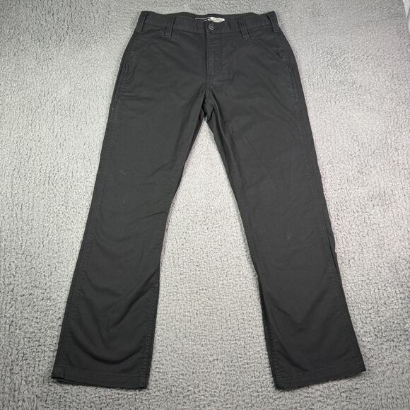 Carhartt Pants Mens 31x30 Black Rugged Flex Relaxed Fit Canvas Work BN2291-M - Picture 3 of 13